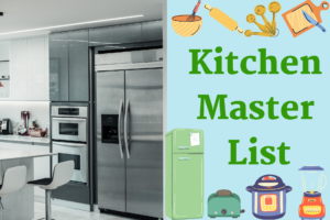 Kitchen Master List